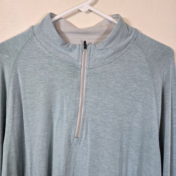 Free Fly Performance Pullover Men's XL Bamboo Blend Quarter Zip Casual Comfort - Picture 3 of 7